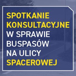 Spotkanie konsultacyjne w sprawie buspasów na ulicy Spacerowej